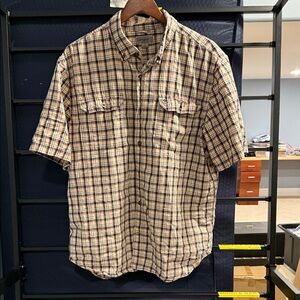 Men's Carhartt  Plaid Short Sleeve Shirt